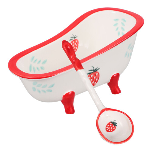 Set Ciotola Snack Dolci con Cucchiaio e Vassoio