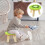 pouf in tondo piccolo sgabello 5