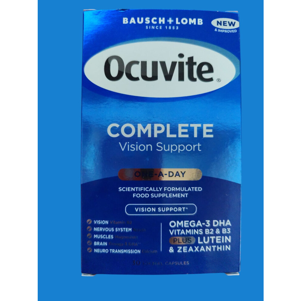 Ocuvite Complete Vision Support 30 Softgel Capsule - Image 5