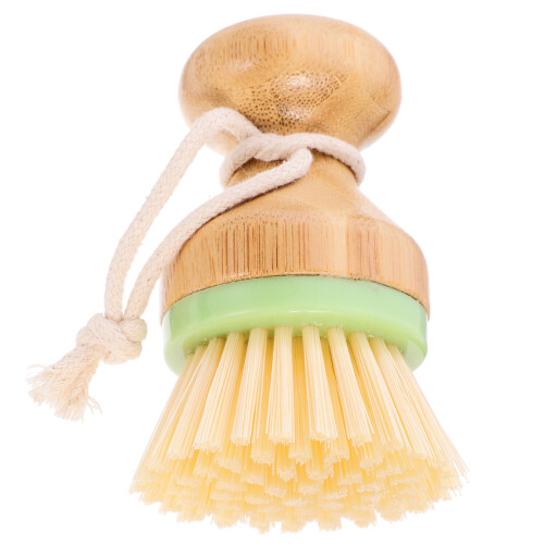 escova de limpeza para cozinha com cabo de bambu