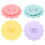 4 tampas silicone flor camada universais para 1