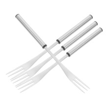 4 szt. sztućce z nierdzewnej stali do fondue serowego i czekoladowego