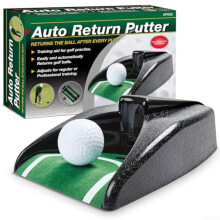 Golf Putter Automatic Ball Return Machine Portable For Indoor And Outdoor Practice
