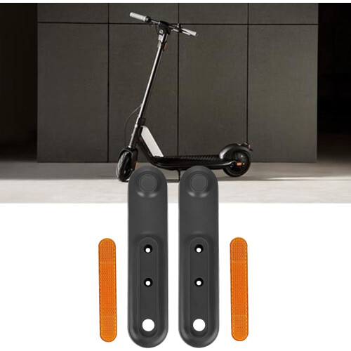 Electric Scooter Wheel Covers Reflective Protective Shell Universal Fit, Side Strips, Front And Rear Night Reflector 2