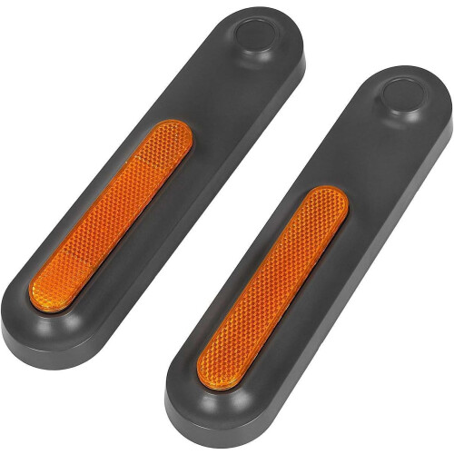 Electric Scooter Wheel Covers Reflective Protective Shell Universal Fit, Side Strips, Front And Rear Night Reflector 1