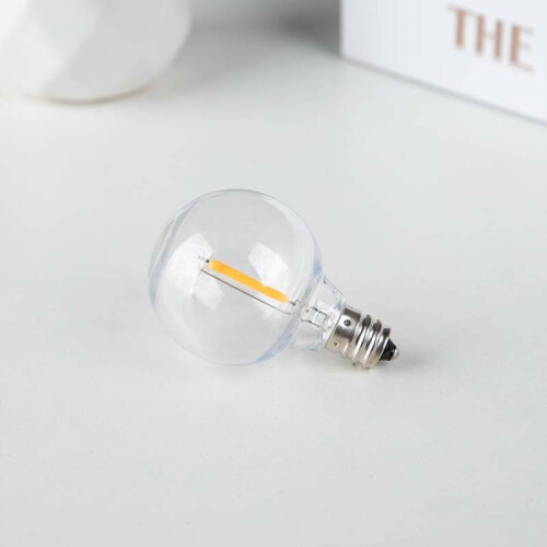 (220V)G40 Led Replacement Light Bulbs Outdoor E12 Screw Base Shatterproof Globe Bulbs 2