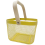 Gold Wire Fruit Basket - Wooden Handle Organizer 2