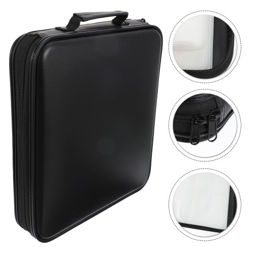 Zwarte Disc Organizer En Protector Voor Auto 2