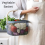 Gold Wire Fruit Basket - Wooden Handle Organizer 7