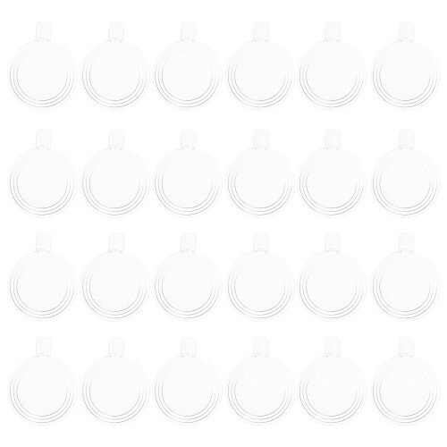 100 stuks verstevigde plastic cakebodems met handvat, herbruikbaar