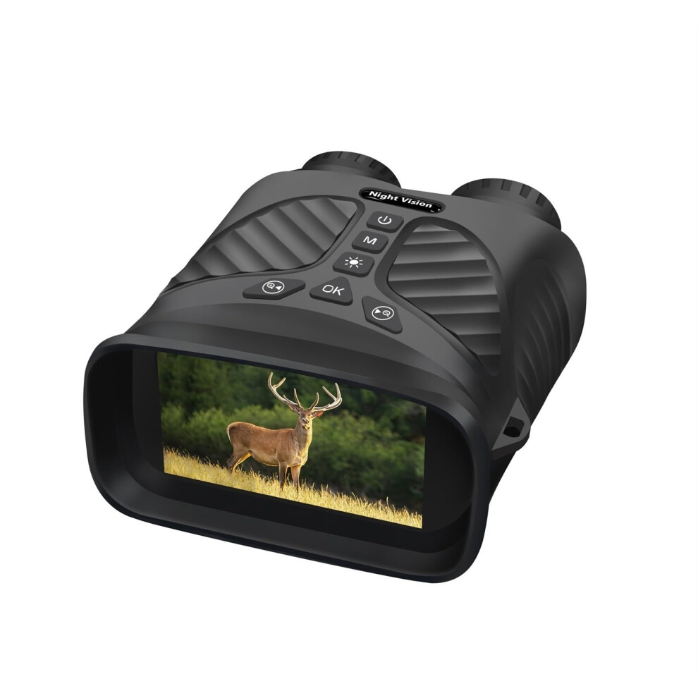 Night Vision Goggles Binoculars 2.5K Uhd 40Mp 10X Optical 8X Digital Zoom 300M With 64Gb Microsd Black 9393856384693