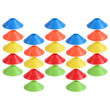 25Stk Fußball Trainingshütchen Multifunktionale Wendigkeitshütchen