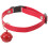 Verstellbarer Halsband Mit Glocke Für Kätzchen Rot 1
