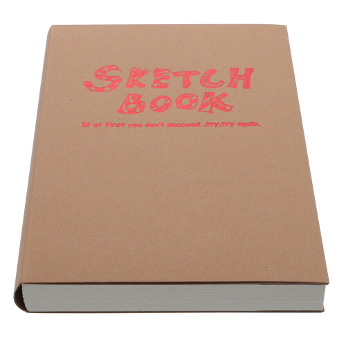 Student Sketchpad Braunes Papier, Blanko, Leicht Tragbar