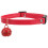 Verstellbarer Halsband Mit Glocke Für Kätzchen Rot 9