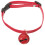Verstellbarer Halsband Mit Glocke Für Kätzchen Rot 2