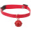 Verstellbarer Halsband Mit Glocke Für Kätzchen Rot 10