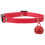 Verstellbarer Halsband Mit Glocke Für Kätzchen Rot 8