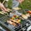 Barbecue Schild Campingzubehör Halterung 9