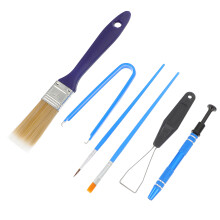 1 Set Tastenabzieher IC-Chip- Schmierstift PC-Reinigungsbürste