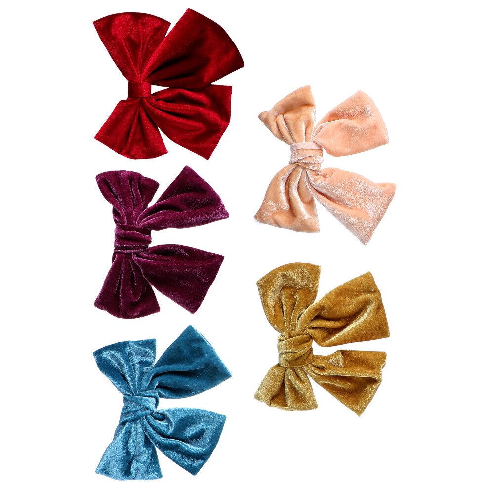 Masteelf 5 Stuks Dikke Stierenstaart Haarspeld Voor Kinderen-image