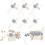 8 Stuks Bruids Haaraccessoires Met En Haarspelden 4