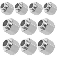 10 Pcs Nuts Hexagonal Printer Replacement Parts Stainless Steel Carbon