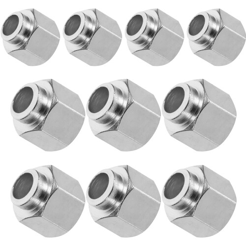 10 Pcs Nuts Hexagonal Printer Replacement Parts Stainless Steel Carbon
