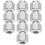 10 Pcs Nuts Hexagonal Printer Replacement Parts Stainless Steel Carbon 9