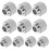 10 Pcs Nuts Hexagonal Printer Replacement Parts Stainless Steel Carbon 3