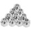 10 Pcs Nuts Hexagonal Printer Replacement Parts Stainless Steel Carbon 4