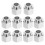 10 Pcs Nuts Hexagonal Printer Replacement Parts Stainless Steel Carbon 5