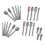 Set di 24 frese micro (dremel / proxxon) e frese 1