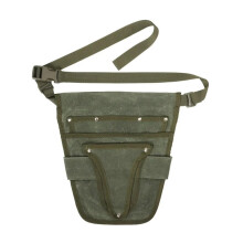 Multi-Pockets Canvas Tool Waist Bag With Belt Tool Pouch For Garden Tools Gardener Electrician Green