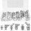 Raindrops 220 Gerade Fettkartuschen Sortimentssatz 8