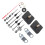 2Sets Plastic Clock Mechanism Kit DIY Wall Clock Movement Replacement 5