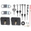 2Sets Plastic Clock Mechanism Kit DIY Wall Clock Movement Replacement 4