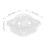 50Stk Runde Mondkuchenboxen Eigelb-Blitz-Container Transparent 7