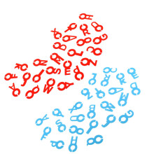 52 Alphabet Weinglas Marker Silikon Schild Rot