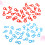 52 Alphabet Weinglas Marker Silikon Schild Rot 5