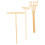 1 Set Sandtisch- , Miniaturharken, Garten-Sand- 7