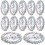 Manicure Nail Charms Alloy Metal Pcs 11