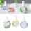3Pcs Durable Portable Spray Bottle Set Assorted Colors for Travel Use 5