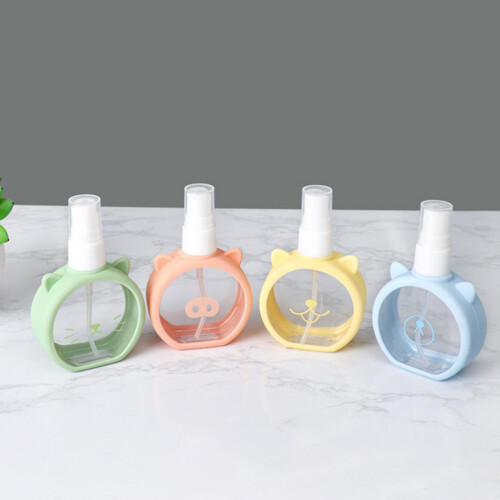 3Pcs Durable Portable Spray Bottle Set Assorted Colors for Travel Use 1