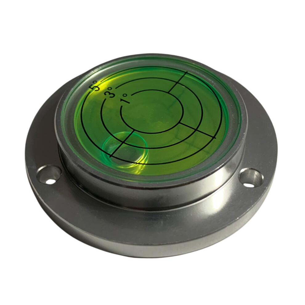 Round Bubble Level With Aluminum Case (55X40x12 Mm, Silver) 8719762747314