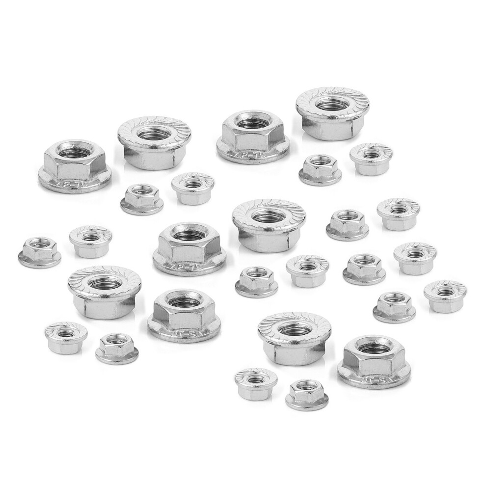 Set Of 50 Flange Nuts (M8) 8719762749035