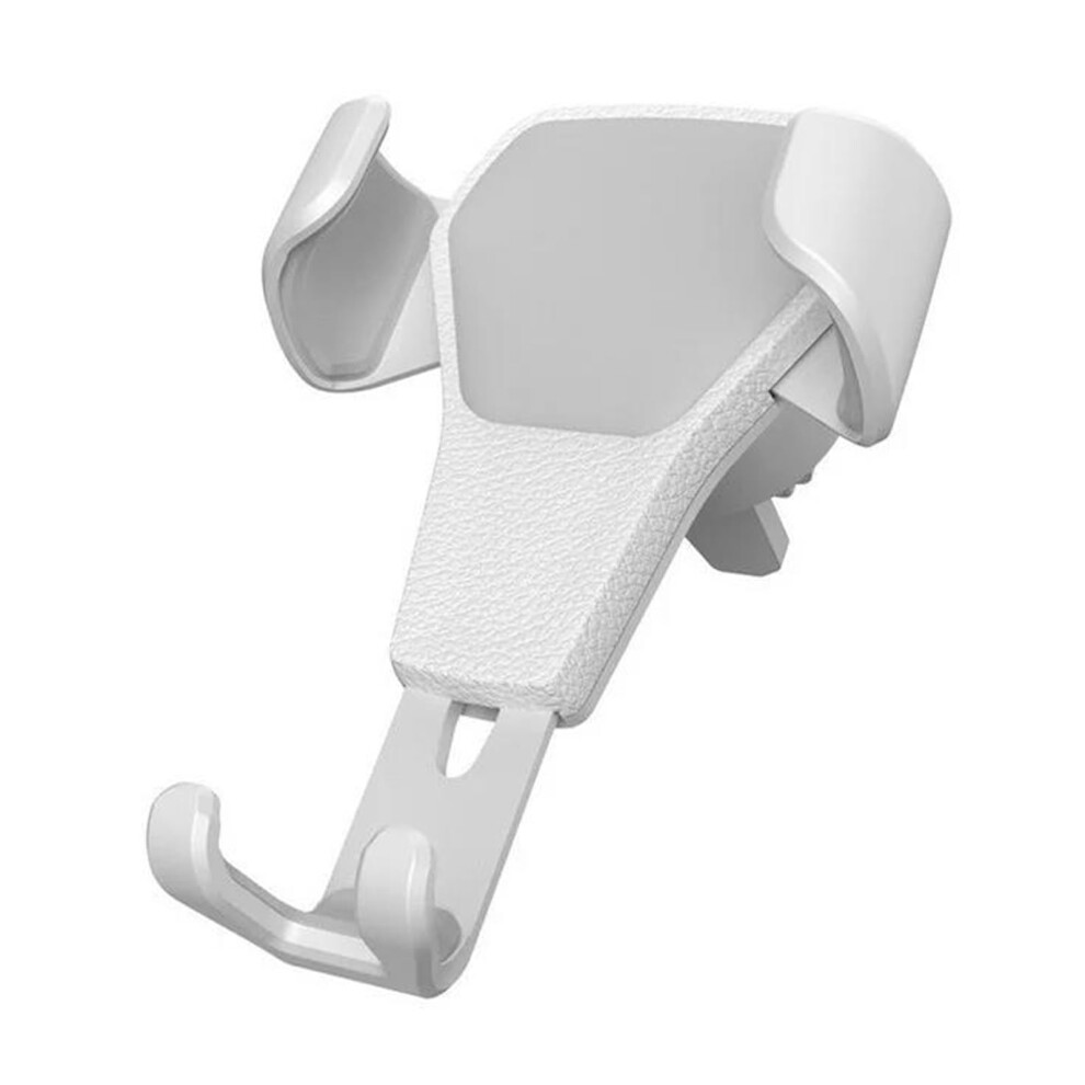 Gravity Car Holder For Smartphone And Gps Air Vent Clip Mount Car Phone Mount For Iphone Android White 9393856386079
