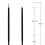 100 Wegwerp Ooglijnborstels Lippenstiftapplicators Glosssticks 2