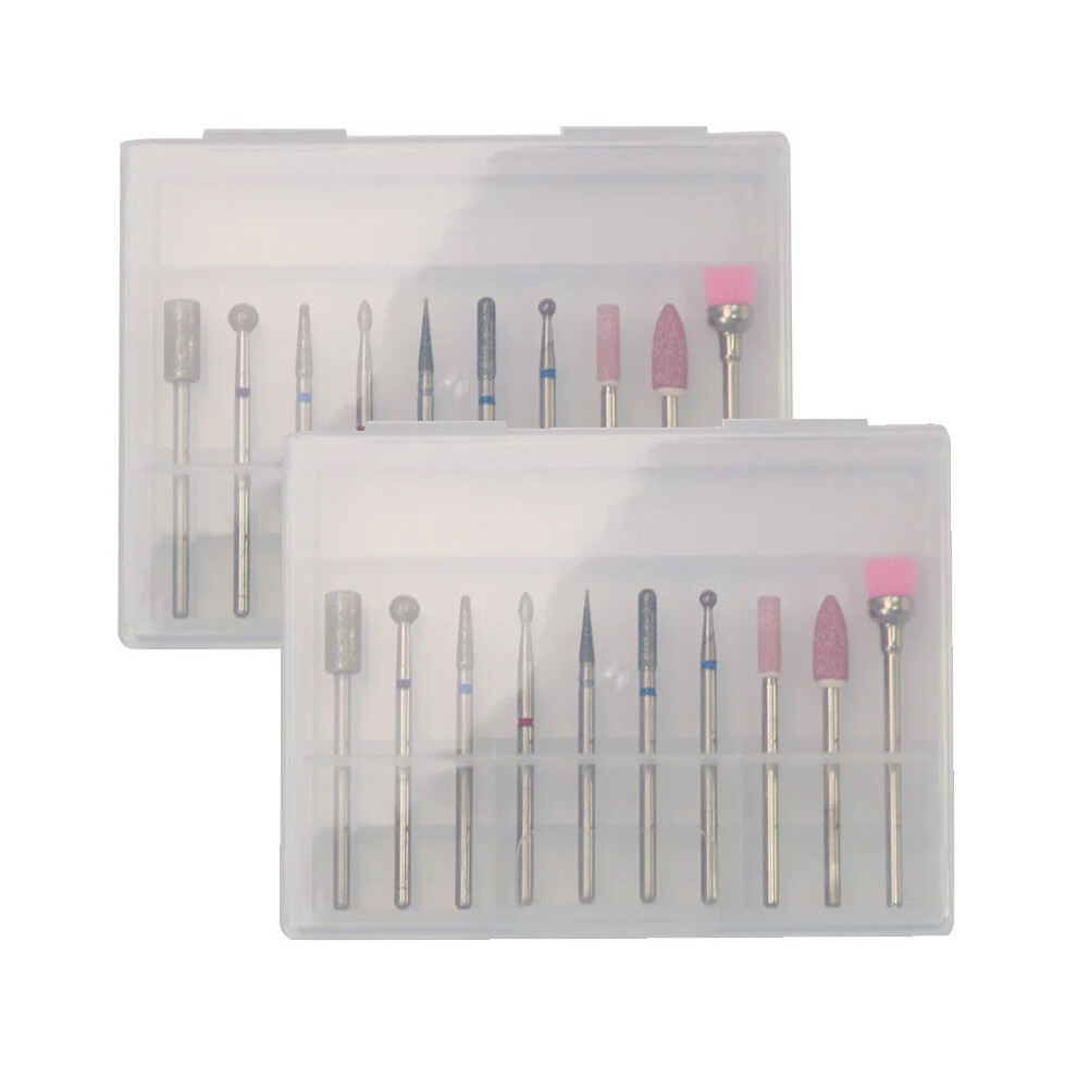 Set Of 20 Micro Milling Cutters And Burrs (Manicure) 8719762755111