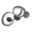 Lichtgrijs Compact Opvouwbare Make-Up Spiegel Aluminium 11